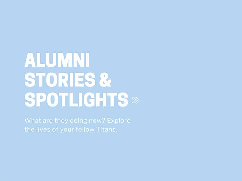 Alumni Stories & Spotlights