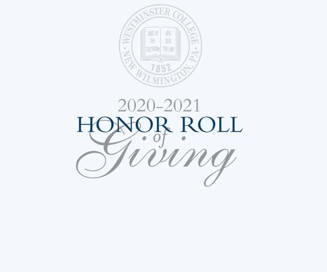 2018-2019 Honor Roll Of Giving