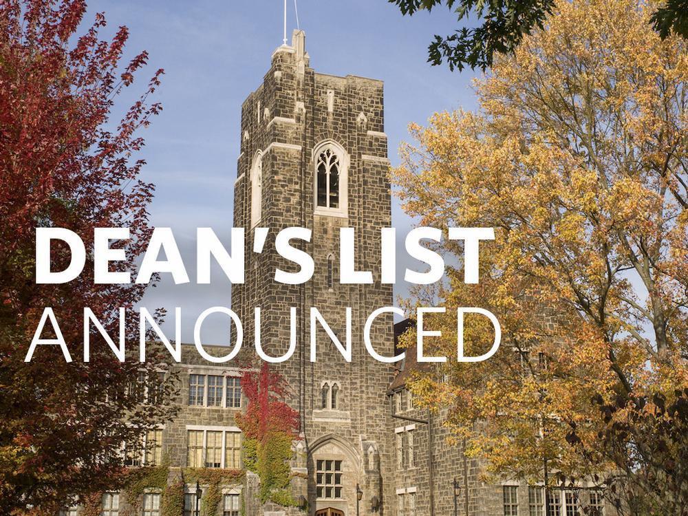 Westminster students earn Dean's List recognition for fall