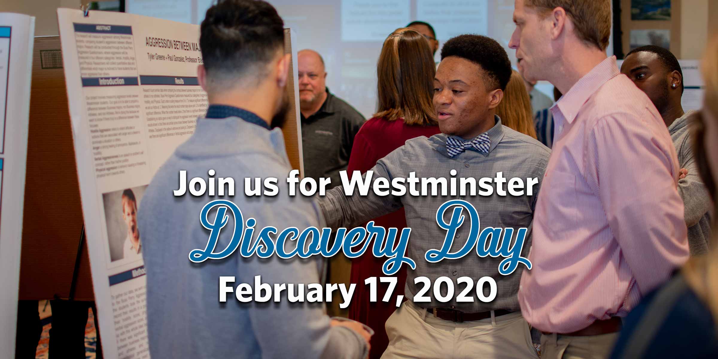 Visit us for Westminster Discovery Day February 17, 2020